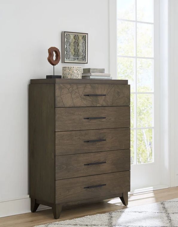 Modus Furniture Broderick Wild Oats Brown Chest-1