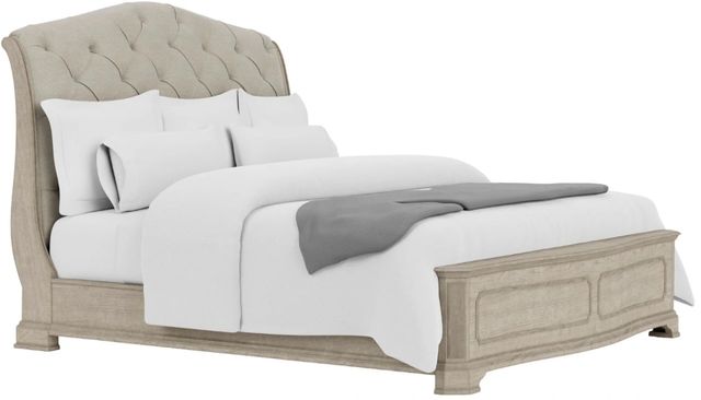 Riverside Furniture Kensington Vintage Linen Queen Sleigh Bed-2