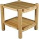 Best Craft Furniture W142 White Cedar End Table-0