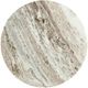 Hooker® Furniture Chapman Honed Silver Travertine Stone Top Martini Table with Black Base and Pewter Accent-1