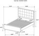 Coaster® Robyn 4-Piece Cool Beige/Light Ash Full Bedroom Set-5