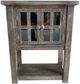 Vintage Furniture 2-Door 26" Side Table-0