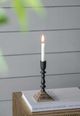 A & B Home Black/Gold 2 Tone Candle Holder-3