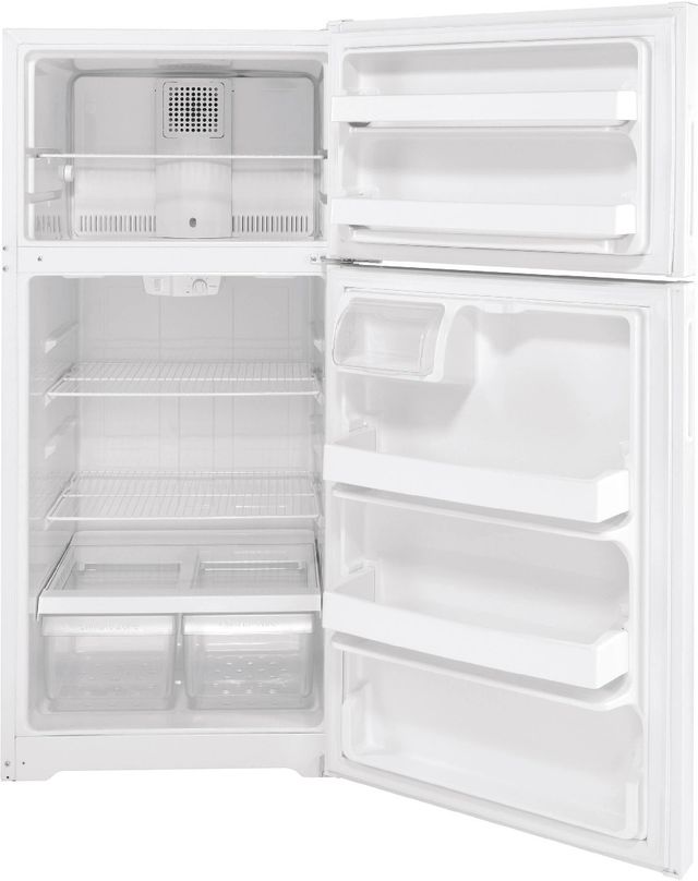 Hotpoint® 28" 15.6 Cu. Ft. White Top Freezer Right Swing Refrigerator-1