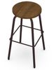 Amisco Customizable Button Swivel Bar Stool-2