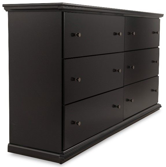 Signature Design by Ashley® Maribel 6-Piece Black Queen/Full Bedroom Set-2