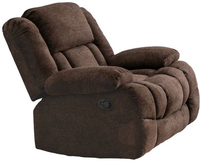 Mazin Furniture Presley Brown Upholstered Rocker Recliner-0