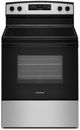 Amana® 30" Stainless Steel Freestanding Glass-Top Electric Range with Extra-Large Oven Window-0
