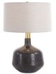Uttermost® Flanagan Matte Black Table Lamp-3