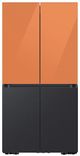 Samsung Bespoke Flex™ 18" Clementine Glass French Door Refrigerator Top Panel-1