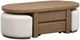 Magnussen Home® Hayden 3-Piece Golden Oat Lift Top Storage Cocktail Table with Upholstered Stools Set-0