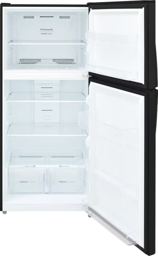 Frigidaire® 30" 21.6 Cu. Ft. Black Freestanding Garage Ready Top Freezer Refrigerator