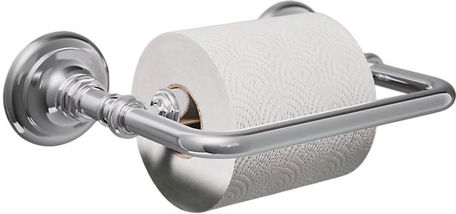 KOHLER® Artifacts® Polished Chrome Pivoting Toilet Paper Holder-1