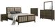 Coaster® Wilkes 5-Piece Dark Cocoa King Panel Bedroom Set-0