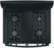 GE® 30" Black Freestanding Gas Range-4