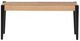 Powell® Cosgrove Black/Natural Bench-3