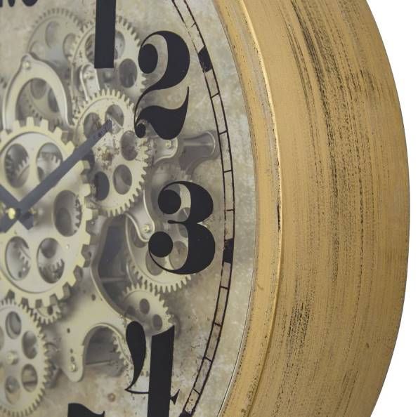 YHD Gold Wall Clock-3