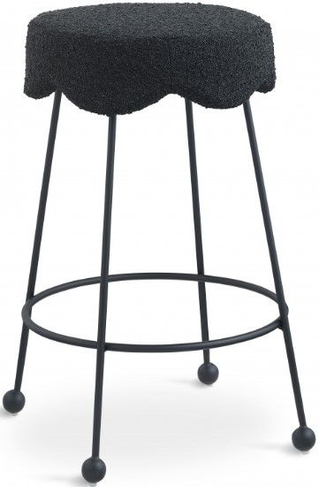 Meridian Furniture Fleur Black Counter Stool-0