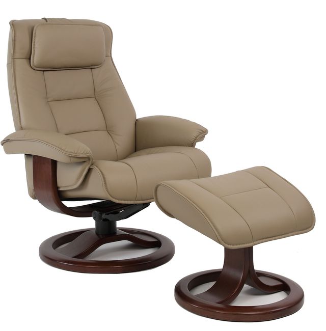 Fjords® Classic Comfort Mustang R Stone Large Recliner-0