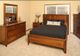 Urban Collections by Yutzy Woodworking Hudson Asbury/Retreat Cherry Queen Bed-1