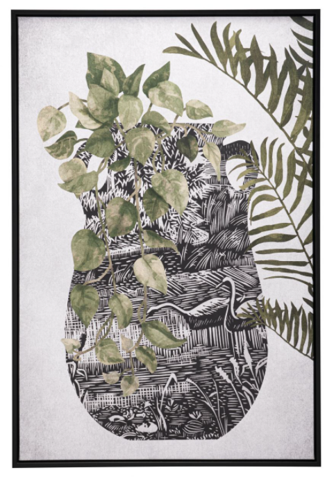 Zuo® Modern Greenery Multicolor Canvas Wall Art-0