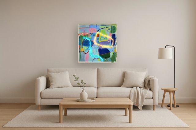 Classy Living Luminous Cocktail Art Canvas Neon Sign-2