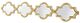 A & B Home Madlyn Gold Long Narrow Wall Mirror-3