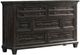 Elements International Morrison Smokey Gray Oak Lacquer Dresser-0