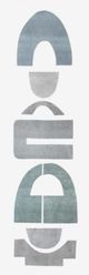 Classy Living Rob Delamater Neutral Totems VII Wall Art-2