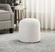 Homelegance® Easley Off-White Cylindrical Pouf-1