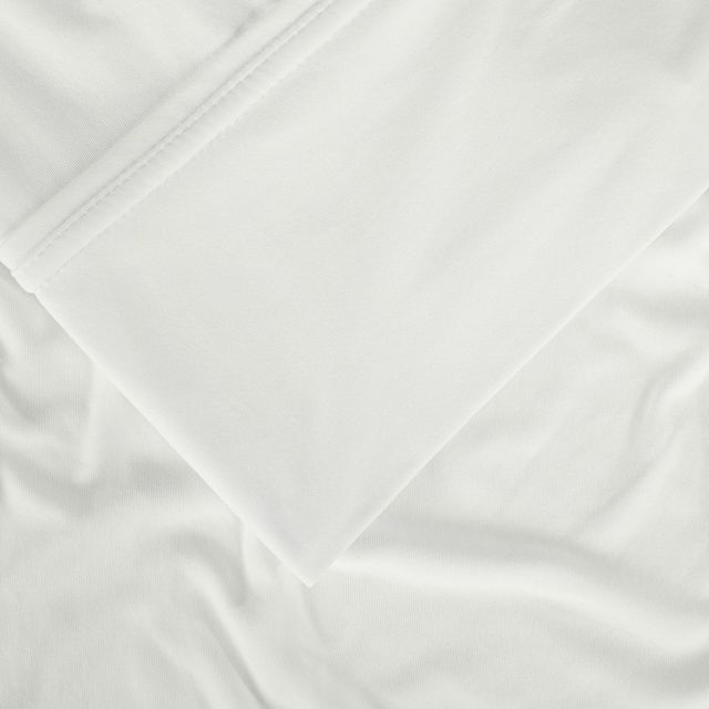 BEDGEAR® Ver-Tex Performance® 4-Piece Bright White Split King/Split California King Sheet Set-2