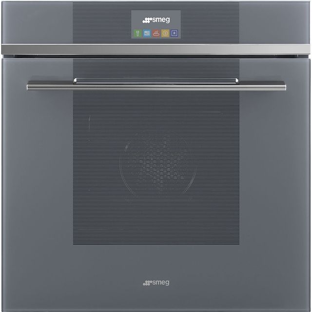 Smeg Linea 24" Mystic Gray Electric Convection Oven-0