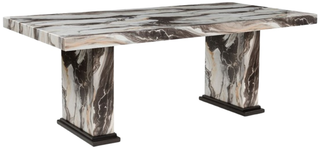 Jeshina Dining Table - Dark Brown/Beige - (PCD581D4) Jeshina Dining Table - Dark Brown/Beige - (PCD581D4)