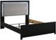 Signature Design by Ashley® Maeling 4-Piece Black Full Upholstered Panel Bedroom Set-5