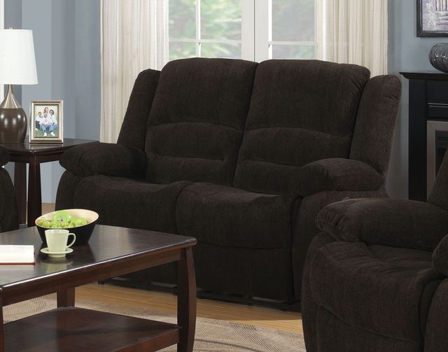 Coaster® Gordon 3-Piece Chocolate Reclining Living Room Set-2