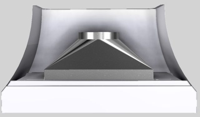 Vent-A-Hood® Designer Series 54" White Wall Mounted Range Hood-2