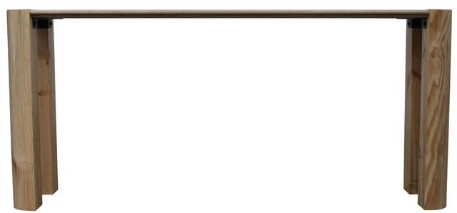 Nest Home Collections Esme Nordic Natural/Sabbia Travertine Console Table-3