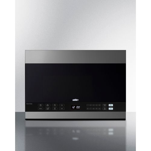 Summit® 1.4 Cu. Ft. Stainless Steel Wide Over The Range Microwave-0