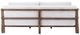 International Furniture Direct Roots Stained Brown/White 93" Upholstered Sofa-2