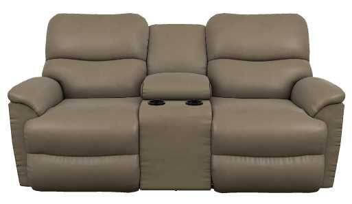 La-Z-Boy® Trouper Marble Power Reclining Loveseat with Console and Headrest-1