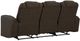 Ashley® Mayhem Madness Cocoa Manual Reclining Sofa-4