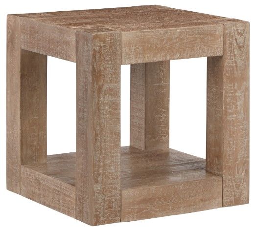 Signature Design by Ashley® Watleigh 3-Piece Distressed Brown Living Room Table Set-1