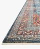 Magnolia Home by Joanna Gaines Elise Navy Red 3'x8' Rug Runner-1