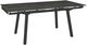 Amisco Customizable Lewis 72" Rectangular Extendable Table with 0.5" Italian Porcelain on Glass Top and 2 Leaves-1