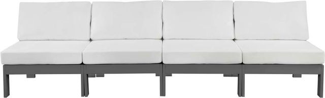 Meridian Furniture Nizuc White Outdoor Patio Modular Sofa-1