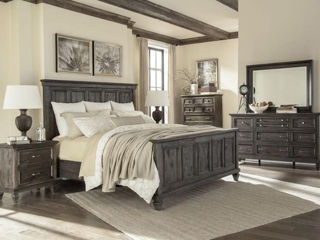 Magnussen Home® Calistoga Weathered Charcoal Drawer Nightstand-1