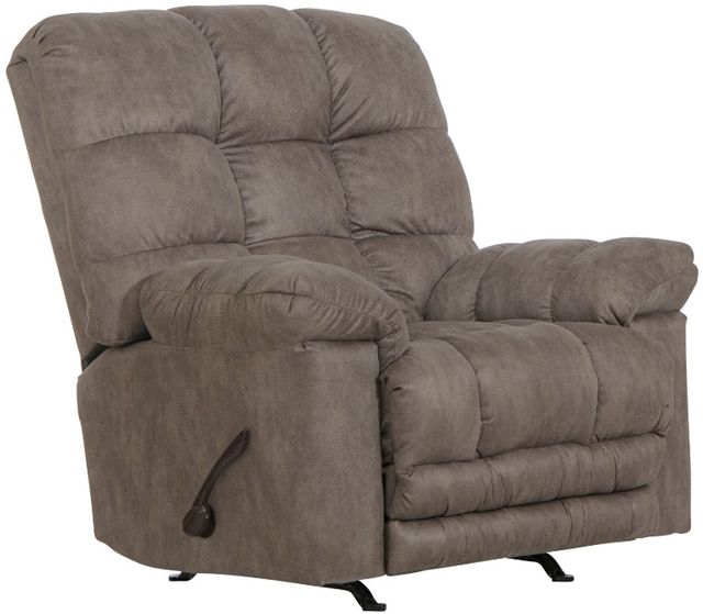 Catnapper® Machado Charcoal Oversized Chaise Rocker Recliner with Extra Extension Footrest-0