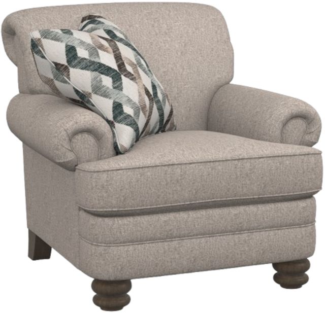 Flexsteel® Bay Bridge Silver Overcast Chair-0