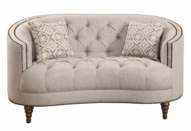 Coaster® Avonlea C-Shaped Loveseat-0