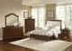 Vaughan-Bassett French Market French Cherry Twin Upholstered Bed-3